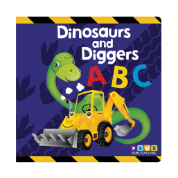 Dinosaurs and Diggers ABC Board book 
